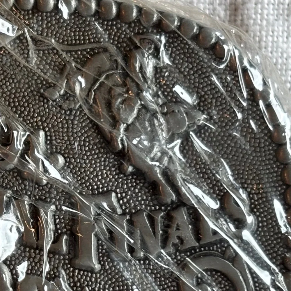 Hesston 1991 Silver Youth National Finals Rodeo Commemorative Belt Bu…
